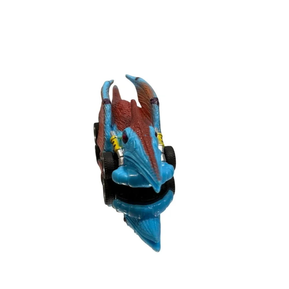 Dinocar Pterodactyl-Style Brown‎ & Blue Toy Car Unique Dinosaur Vehicle